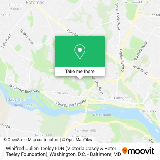 Winifred Cullen Teeley FDN (Victoria Casey & Peter Teeley Foundation) map