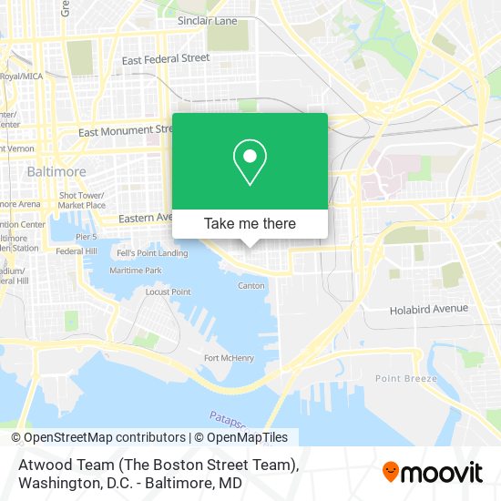 Mapa de Atwood Team (The Boston Street Team)