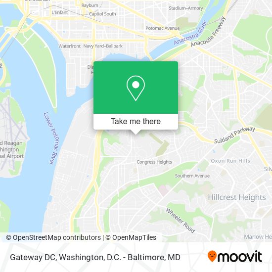 Gateway DC map