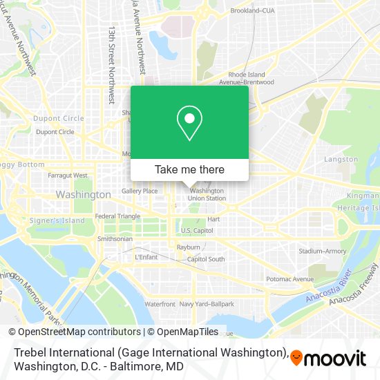 Trebel International (Gage International Washington) map