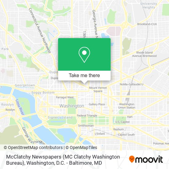 Mapa de McClatchy Newspapers (MC Clatchy Washington Bureau)