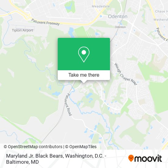 Mapa de Maryland Jr. Black Bears