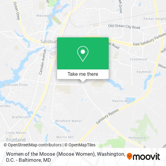 Women of the Moose (Moose Women) map