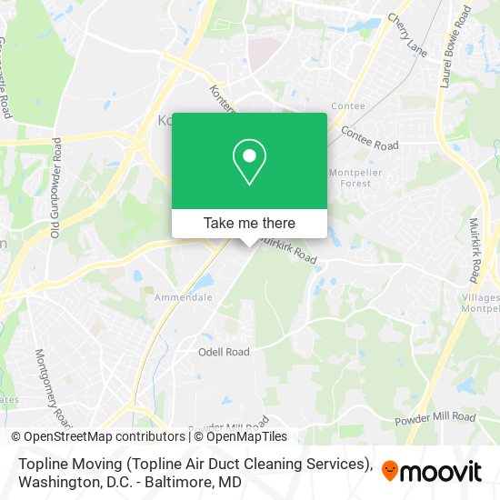 Topline Moving (Topline Air Duct Cleaning Services) map