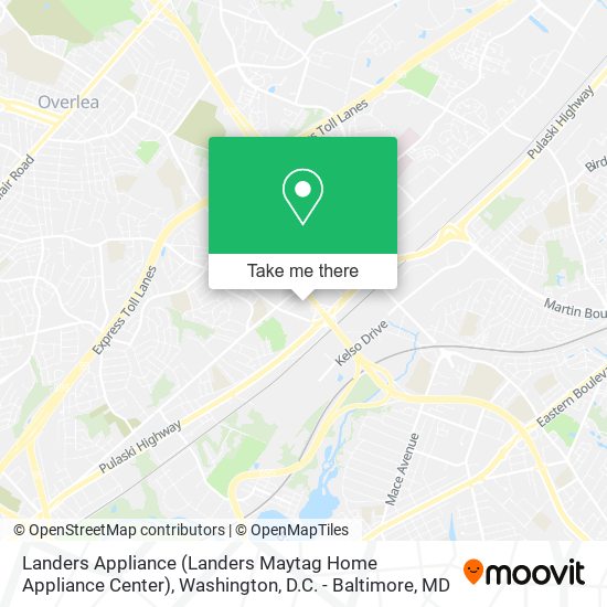 Mapa de Landers Appliance (Landers Maytag Home Appliance Center)