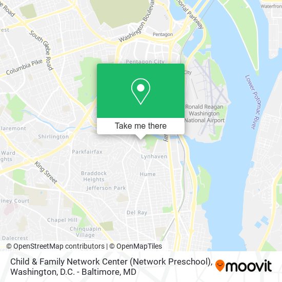 Mapa de Child & Family Network Center (Network Preschool)