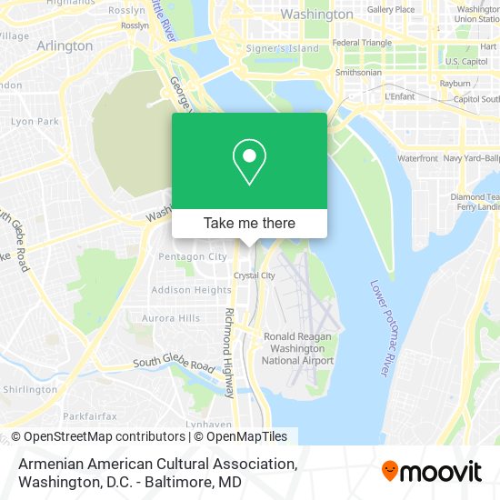 Mapa de Armenian American Cultural Association