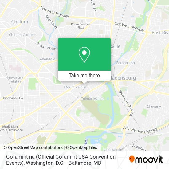 Gofamint na (Official Gofamint USA Convention Events) map