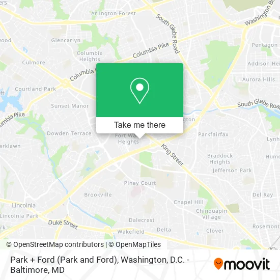Park + Ford (Park and Ford) map