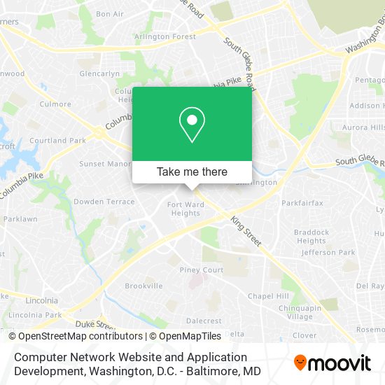 Mapa de Computer Network Website and Application Development