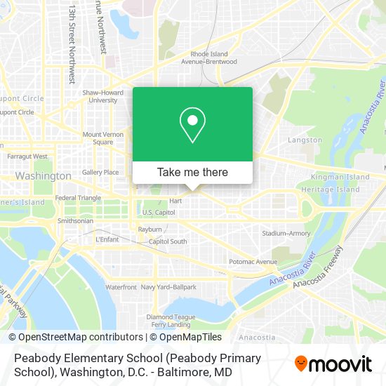 Mapa de Peabody Elementary School (Peabody Primary School)