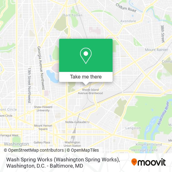 Wash Spring Works (Washington Spring Works) map