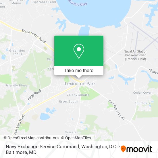 Navy Exchange Service Command map