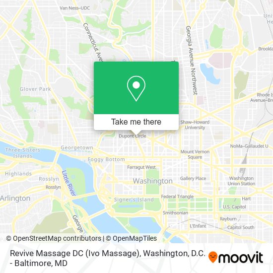 Revive Massage DC (Ivo Massage) map