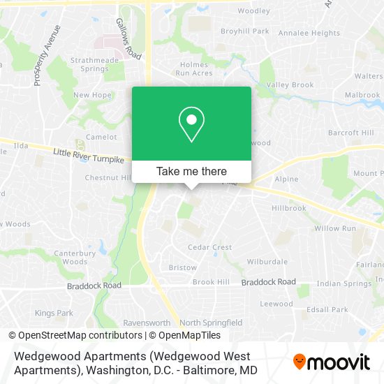 Wedgewood Apartments (Wedgewood West Apartments) map