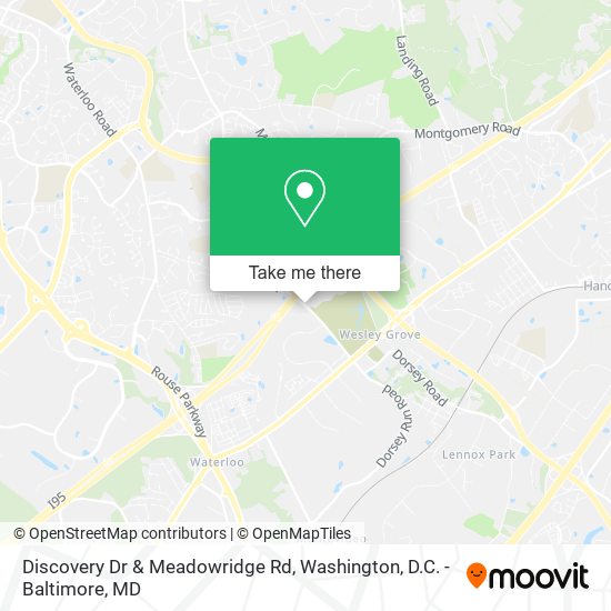 Discovery Dr & Meadowridge Rd map
