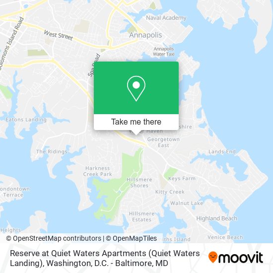 Reserve at Quiet Waters Apartments (Quiet Waters Landing) map
