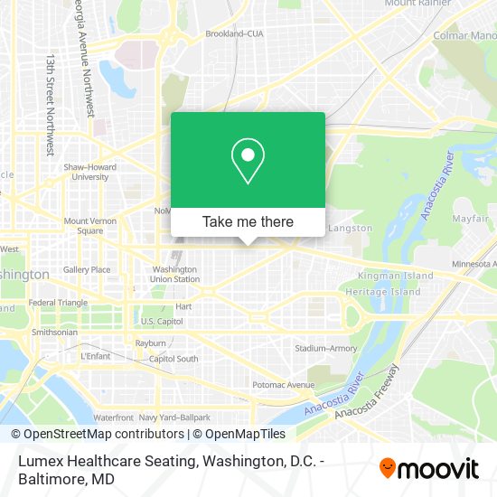 Lumex Healthcare Seating map