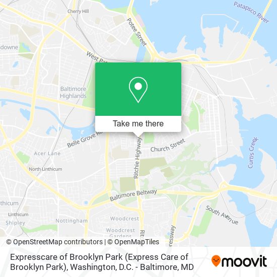 Expresscare of Brooklyn Park (Express Care of Brooklyn Park) map