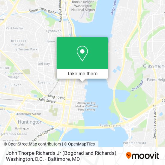 John Thorpe Richards Jr (Bogorad and Richards) map