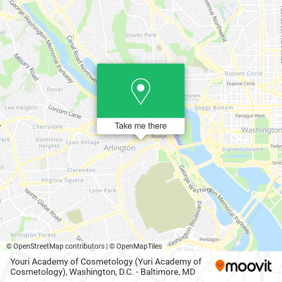 Youri Academy of Cosmetology map