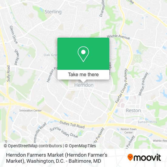 Herndon Farmers Market (Herndon Farmer's Market) map