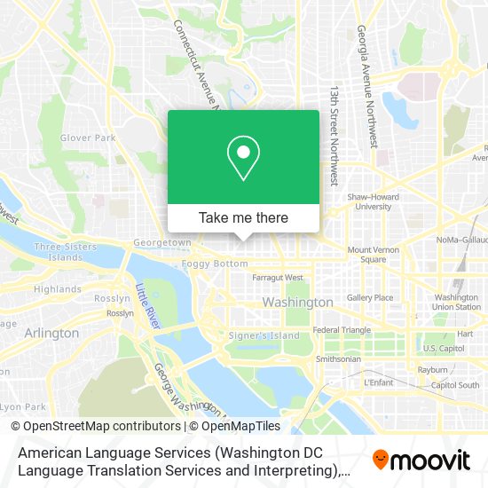 American Language Services (Washington DC Language Translation Services and Interpreting) map
