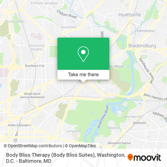 Mapa de Body Bliss Therapy (Body Bliss Suites)