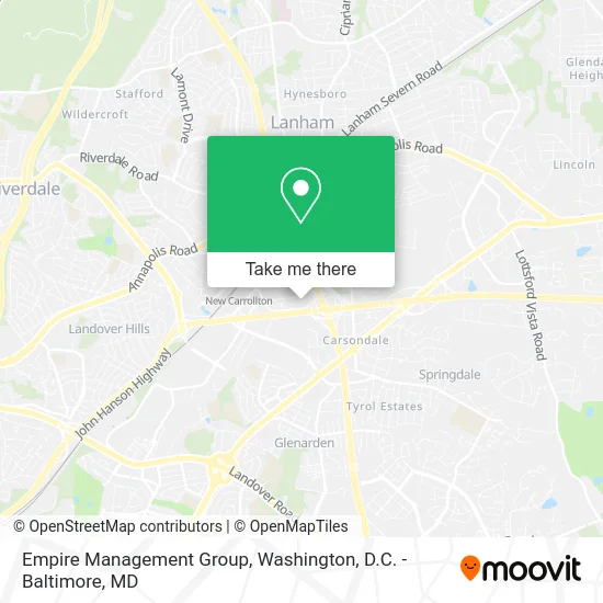 Empire Management Group map