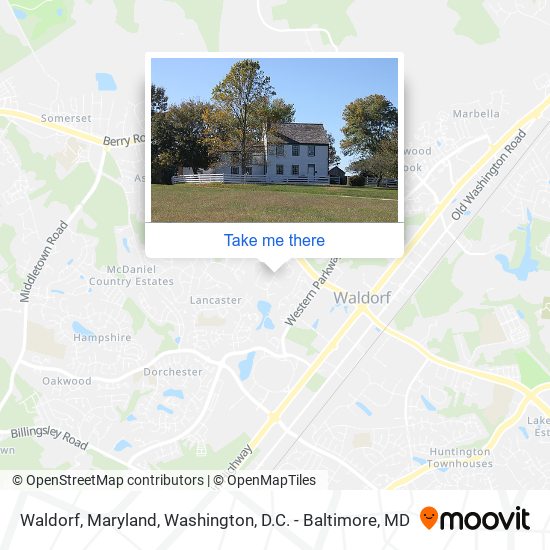 Waldorf, Maryland map