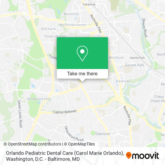 Mapa de Orlando Pediatric Dental Care (Carol Marie Orlando)