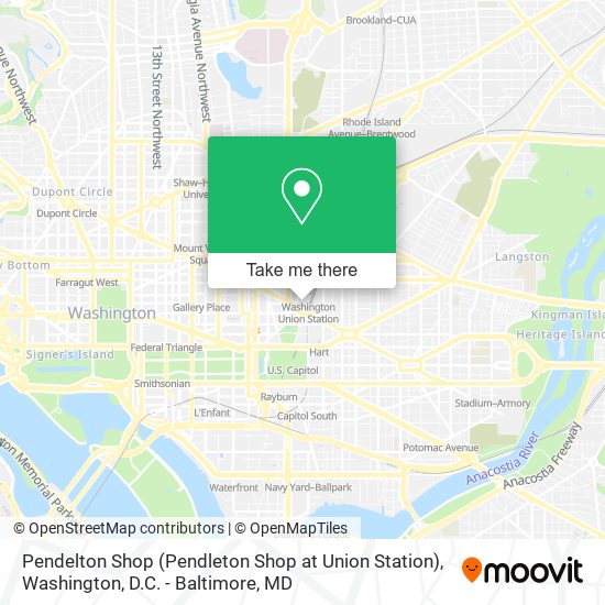 Pendelton Shop (Pendleton Shop at Union Station) map