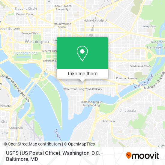 Mapa de USPS (US Postal Office)