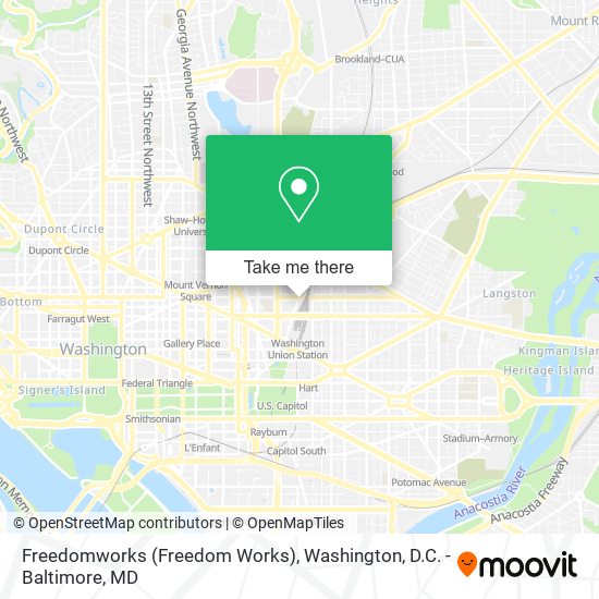 Mapa de Freedomworks (Freedom Works)