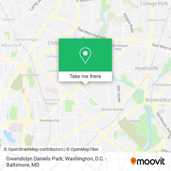 Mapa de Gwendolyn Daniels Park