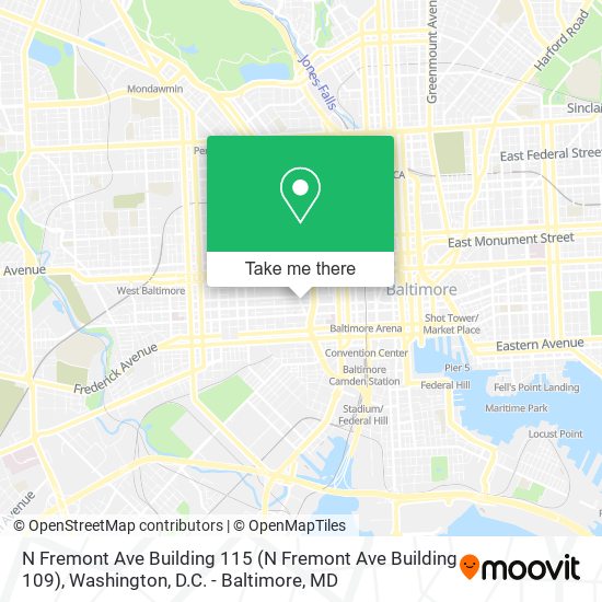 Mapa de N Fremont Ave Building 115