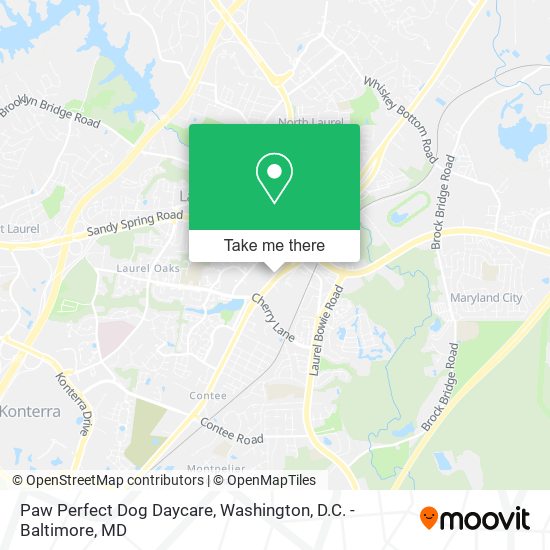 Mapa de Paw Perfect Dog Daycare