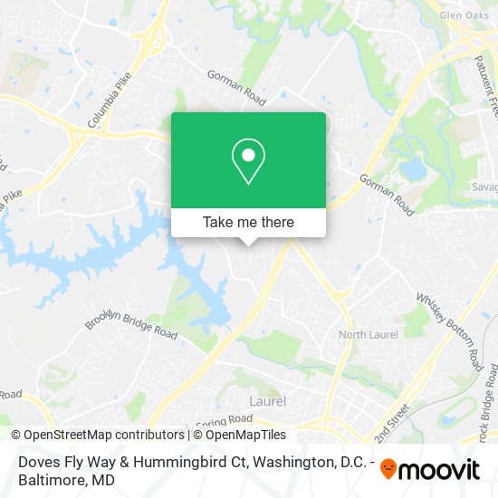 Mapa de Doves Fly Way & Hummingbird Ct