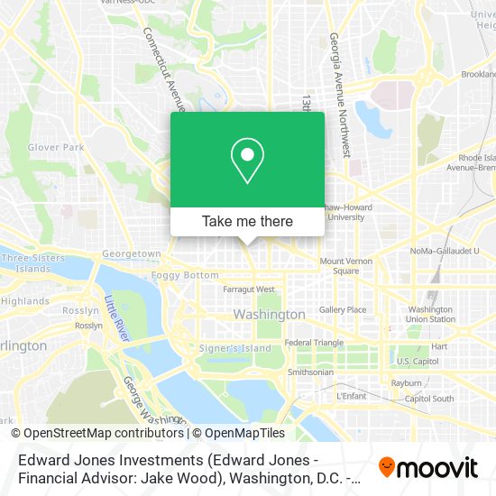 Mapa de Edward Jones Investments (Edward Jones - Financial Advisor: Jake Wood)
