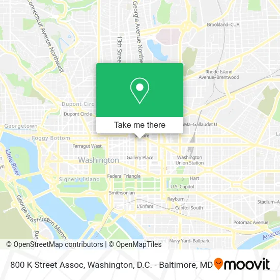 800 K Street Assoc map