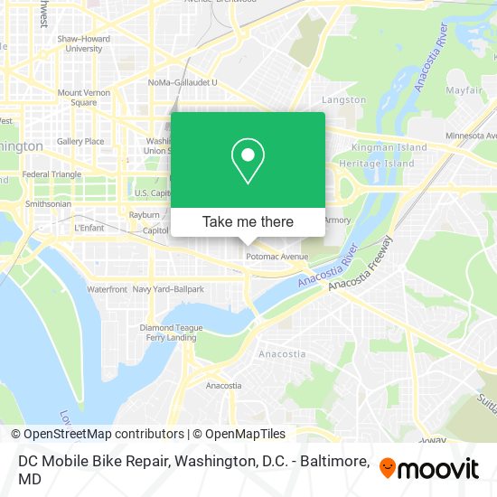 DC Mobile Bike Repair map