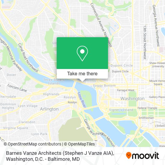 Barnes Vanze Architects (Stephen J Vanze AIA) map