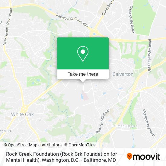 Mapa de Rock Creek Foundation (Rock Crk Foundation for Mental Health)