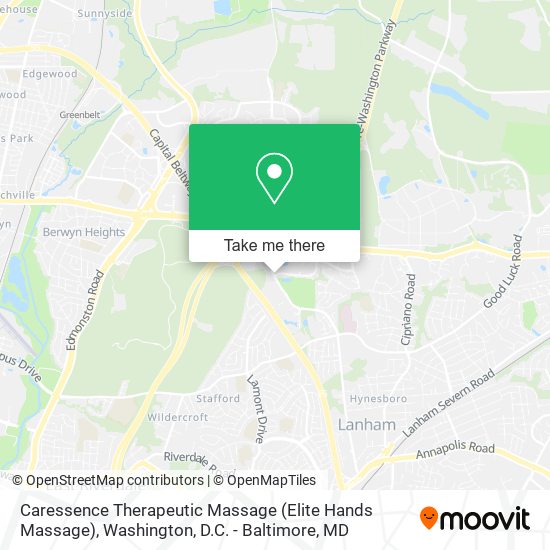 Caressence Therapeutic Massage (Elite Hands Massage) map