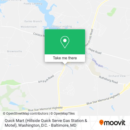 Quick Mart (Hillside Quick Serve Gas Station & Motel) map