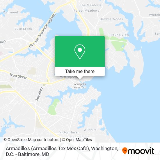 Mapa de Armadillo's (Armadillos Tex Mex Cafe)