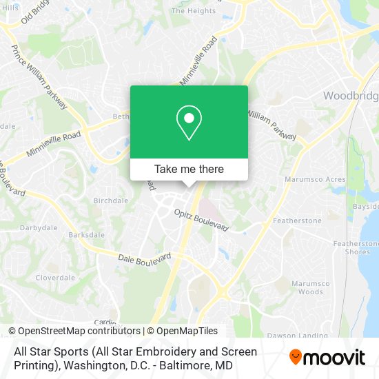 All Star Sports (All Star Embroidery and Screen Printing) map