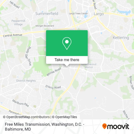 Free Miles Transmission map