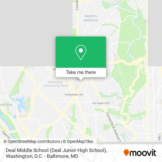 Mapa de Deal Middle School (Deal Junior High School)