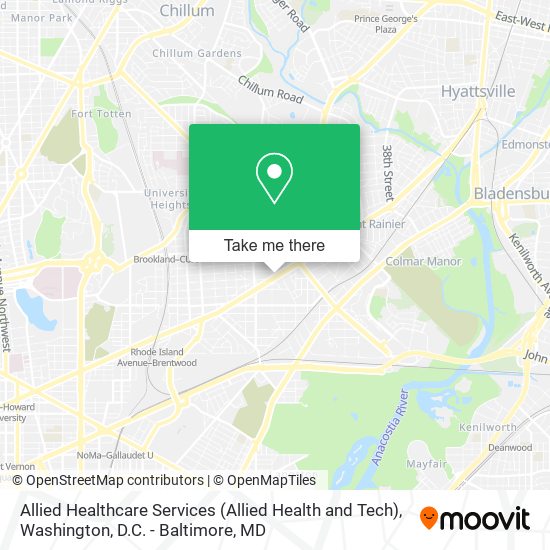 Allied Healthcare Services (Allied Health and Tech) map